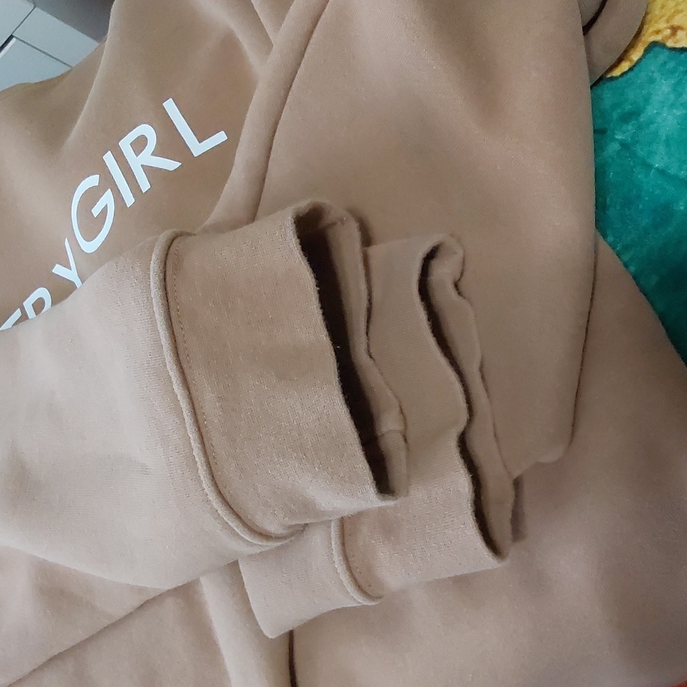 Burnette The Label Country Girl Tan Sweatshirt XL/2XL - Picture 5 of 6